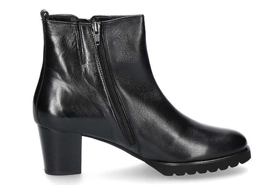 Ankle Boots | Hassia Hassia Ankle Boots Turin Weite-H Leder Schwarz