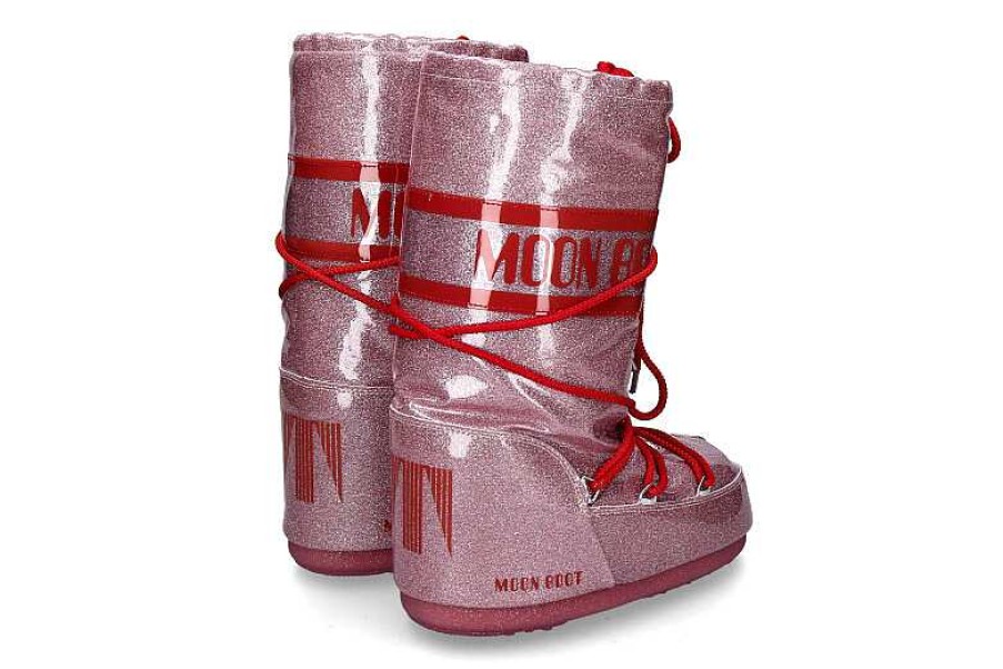 Warm Lining | Moon Boot Moon Boot Snow Boot Icon Glitter- Pink