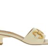 Mules | BIBI LOU Bibi Lou Pantolette Creme Nappa Gold