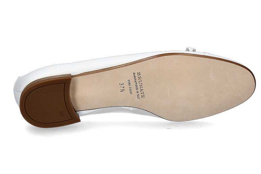 Ballet Flats | Brunate Brunate Ballerina Nappa Bianco