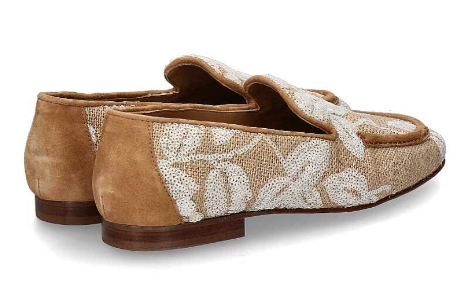 Flats | Pedro Miralles Pedro Miralles Loafer Floresa- Texas Beige White