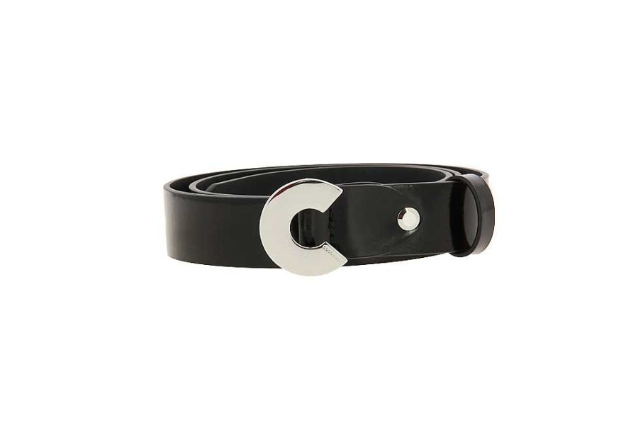 Belts | Coccinelle Coccinelle Belt Ostrich Black