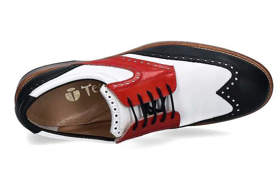 Golf Shoes | Tee Golf Shoes Tee Golf Shoes Golfschuh Tommy Vario Blu Bianco Rosso (46 )