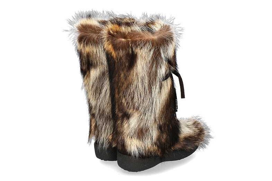 Warm Lining | Diavolezza Diavolezza Fur Boots "Marmotta Moro"