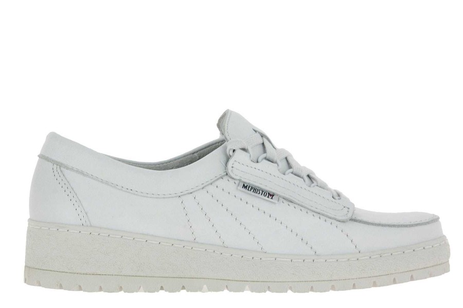 Lace-Up | Mephisto Mephisto Sneaker Lady White Sandycalf