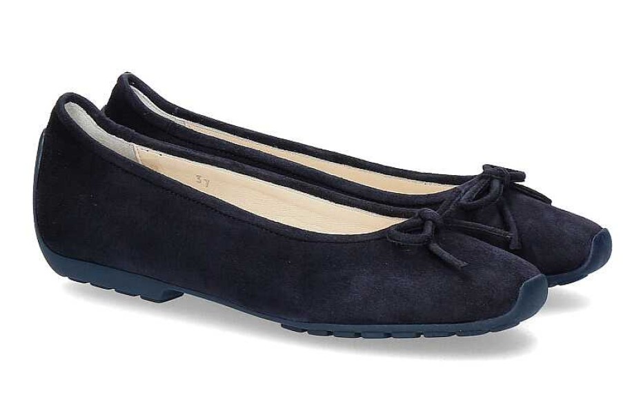 Ballet Flats | Mania Mania Ballerina Blue Scuro Camoscio