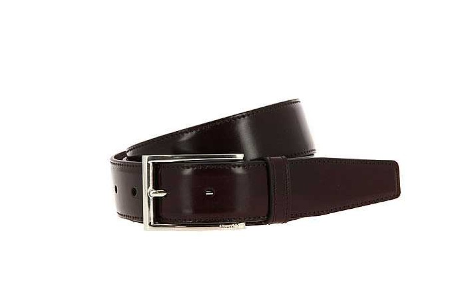 Belts | Church's Church'S Belt Polishbinder Burgundy