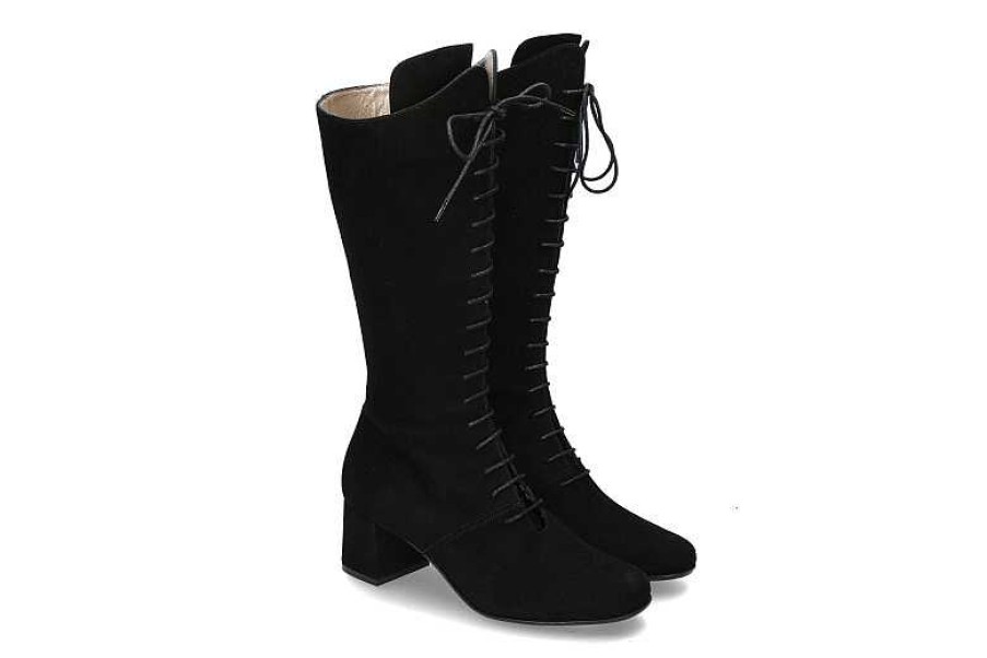 Boots | dirndl + bua Dirndl + Bua Boots Goat'S Suede Black