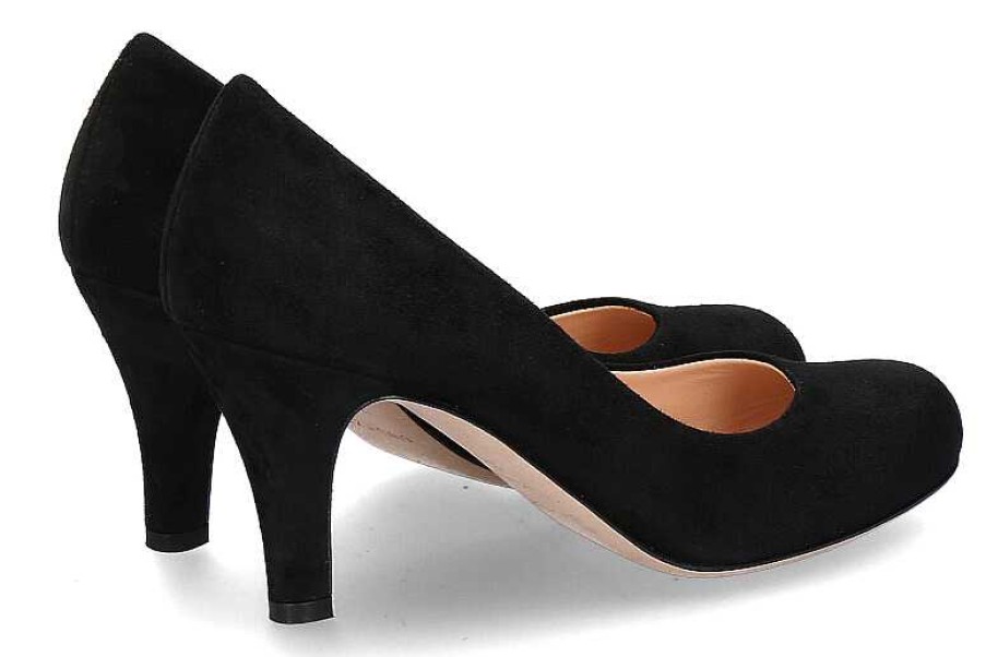 Pumps | Unützer Unutzer Pumps Calzature Donna Camoscio Velukid Nero