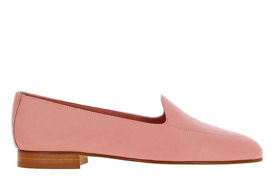 Flats | ScarpaRossa Scarparossa Slipper Benito Nappa Rosa