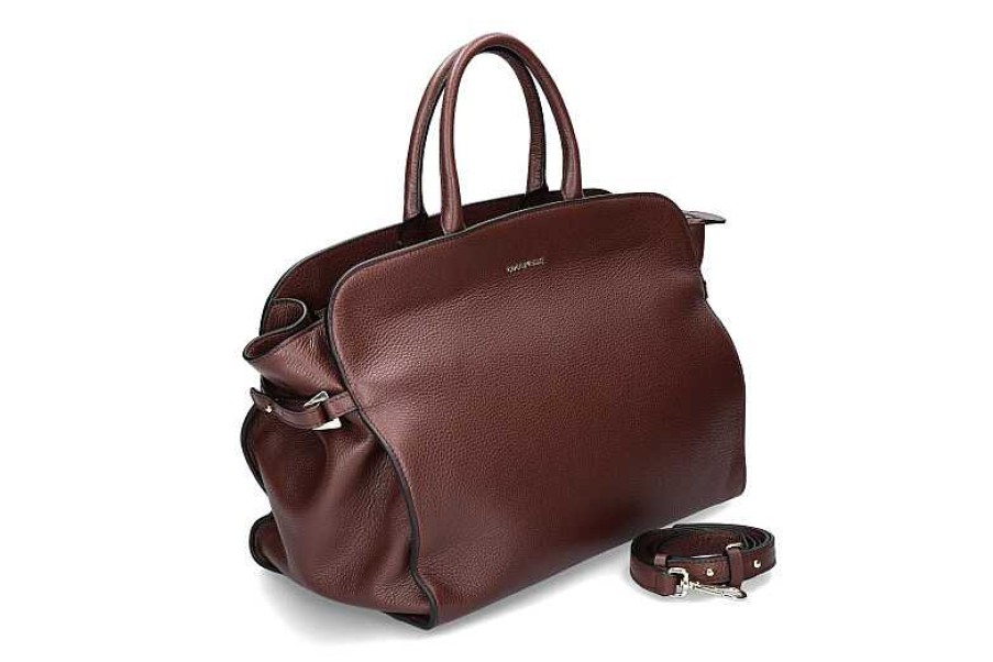 Hand Bags | Coccinelle Coccinelle Bag Ella Leather Chocolate