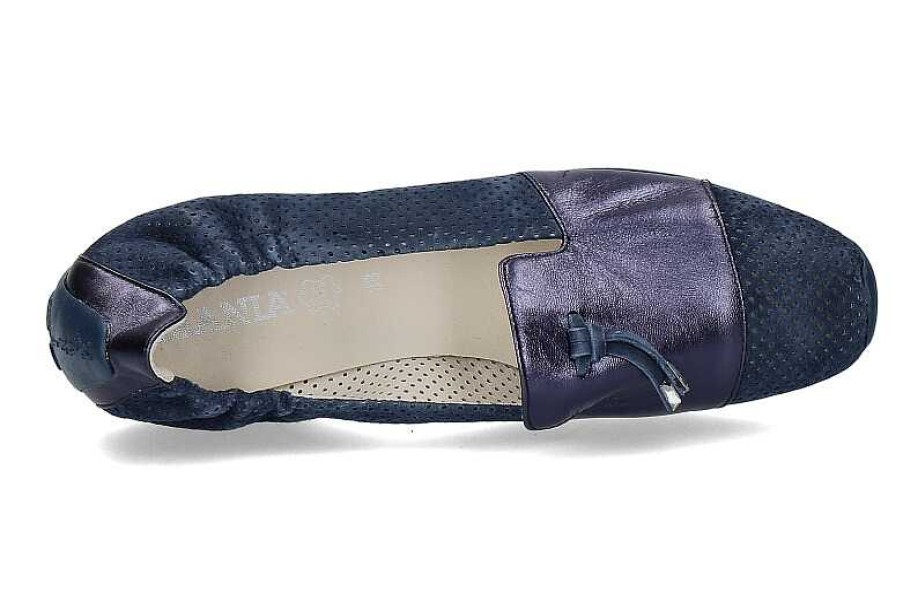 Ballet Flats | Mania Mania Slipper-Style Ballerina Ina 30 Blu