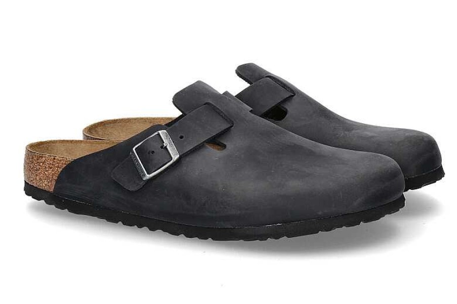 House Slippers | Birkenstock Birkenstock Clogs Boston Normal Black