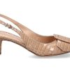 Sandals | Unützer Unutzer Sling Pumps Printed Cocco Nude