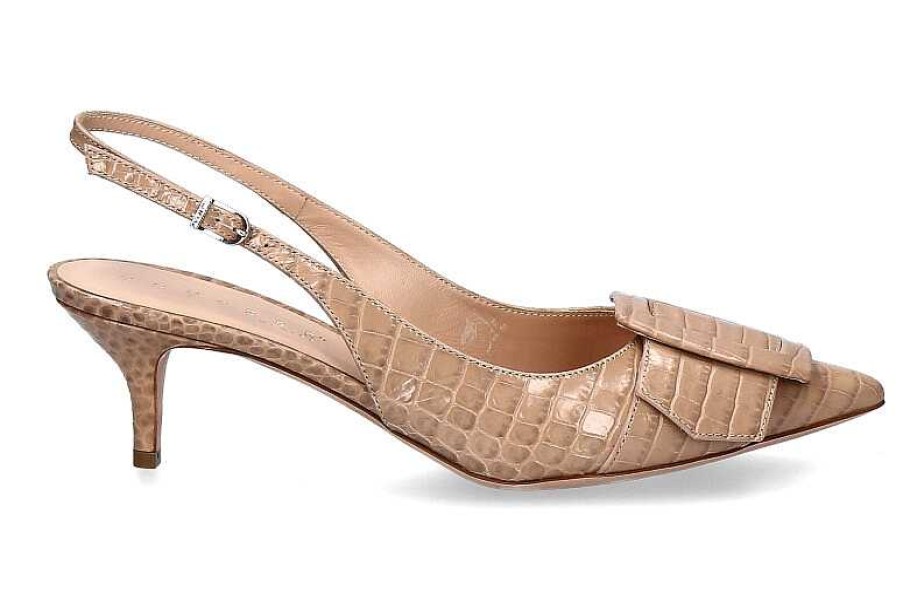 Sandals | Unützer Unutzer Sling Pumps Printed Cocco Nude