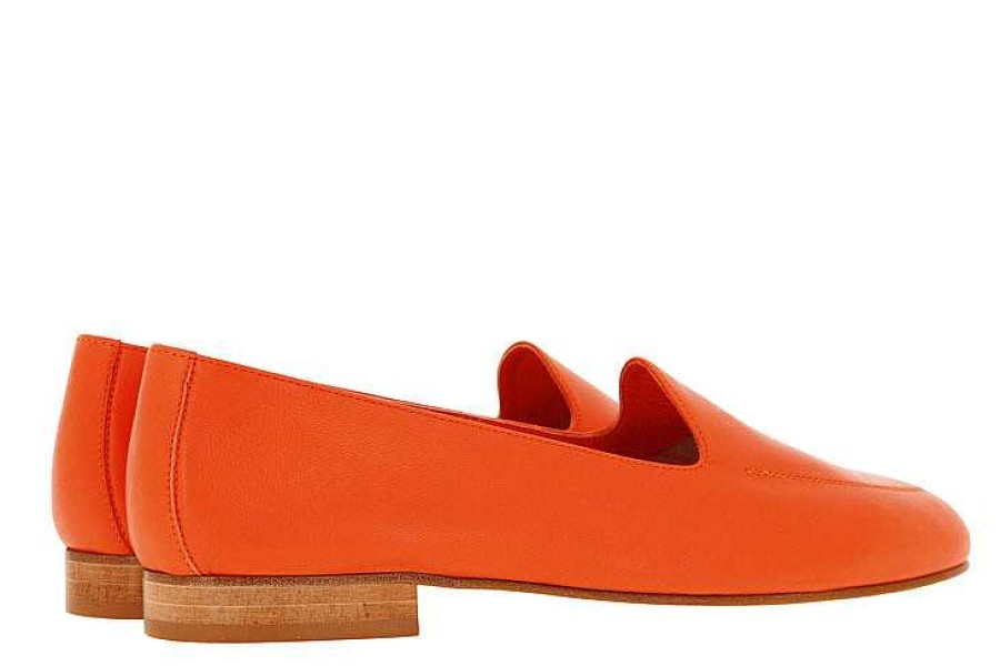 Flats | ScarpaRossa Scarparossa Slipper Benito Nappa Arancio