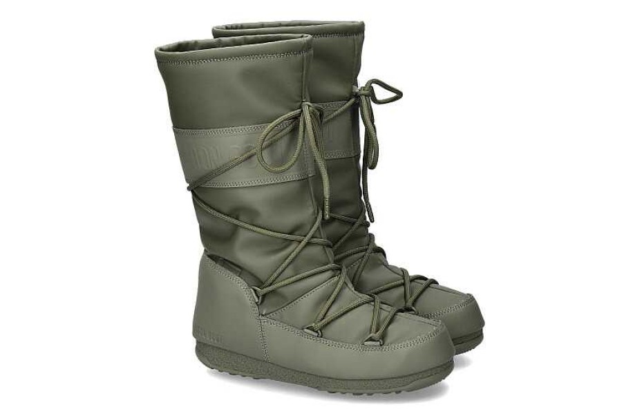 Boots | Moon Boot Moon Boots Boots High Rubber Wp Khaki