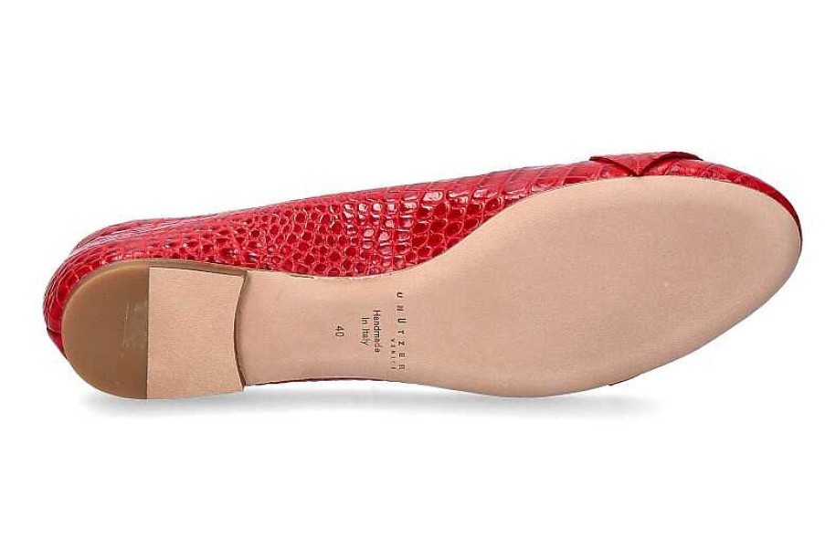 Ballet Flats | Unützer Unutzer Ballerina Printed Cocco Rosso