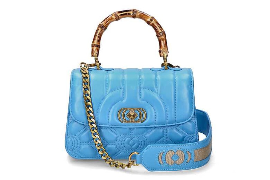 Hand Bags | La Carrie La Carrie Handbag Leather Sky