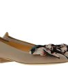 Ballet Flats | Truman's Truman´S Ballerina Nappa Nude Fiocco Nero Rosa