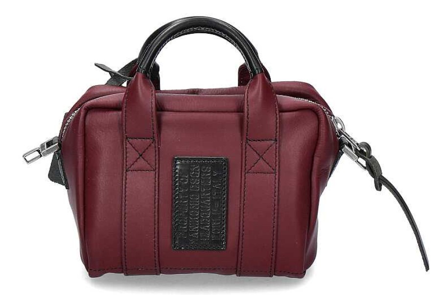 Hand Bags | Manikomio Manikomio Shoulder Bag Piccola Icon- Bordo/ Black