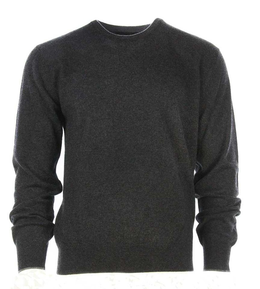 Sweaters | Buxton Street Buxton Street Sweater Cashmere Dark Grey