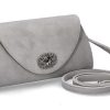 Hand Bags | dirndl + bua Dirndl + Bua Shoulder Bag Helga Ziegenvelours- Stein Grau