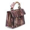 Hand Bags | Silvano Biagini Biagini Handle Bag Starfish Fuxia Lilac Pitone