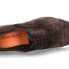 Oxfords | Santoni Santoni Oxford Velours- Braun