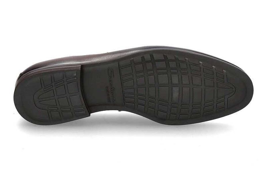 Loafers | Santoni Santoni Men'S Slipper Carlos Nappa- Braun