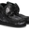 Warm Lining | mou Mou Boots Eskimo 18 Metal Print On Black