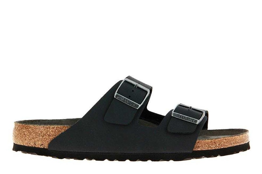 Sandals | Birkenstock Birkenstock Mules Arizona Normal Desert Soil Black