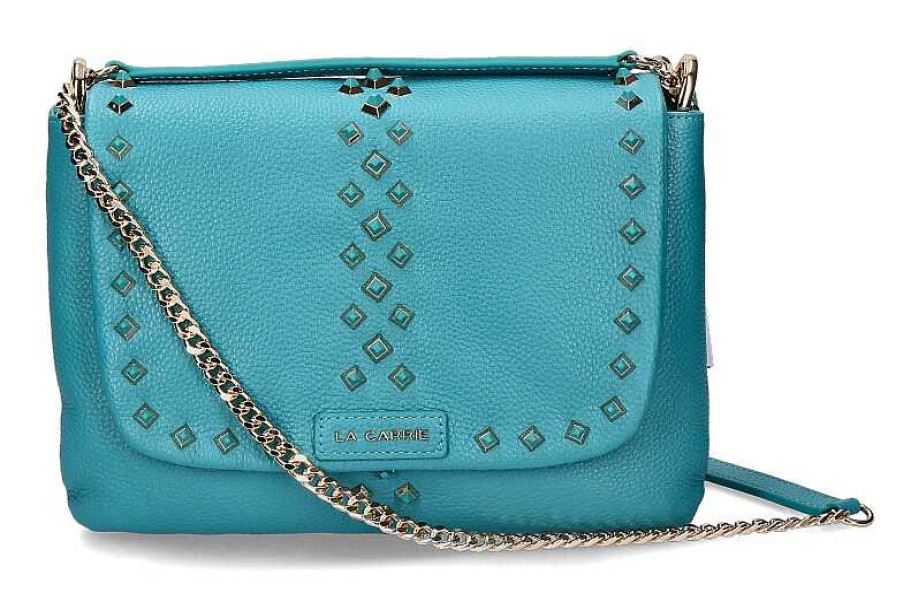 Hand Bags | La Carrie La Carrie Shoulder Bag Tumbled Leather Marine