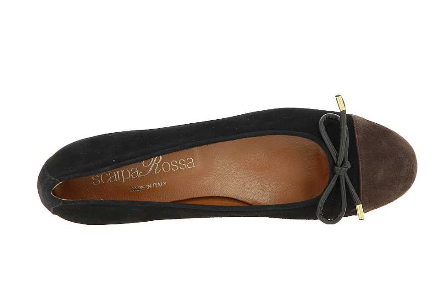 Ballet Flats | ScarpaRossa Scarparossa Ballerina Camoscio Nero T.Moro