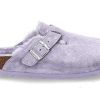 Warm Lining | Birkenstock Birkenstock Women'S Clogs Lined Boston Shearling- Purple Fog