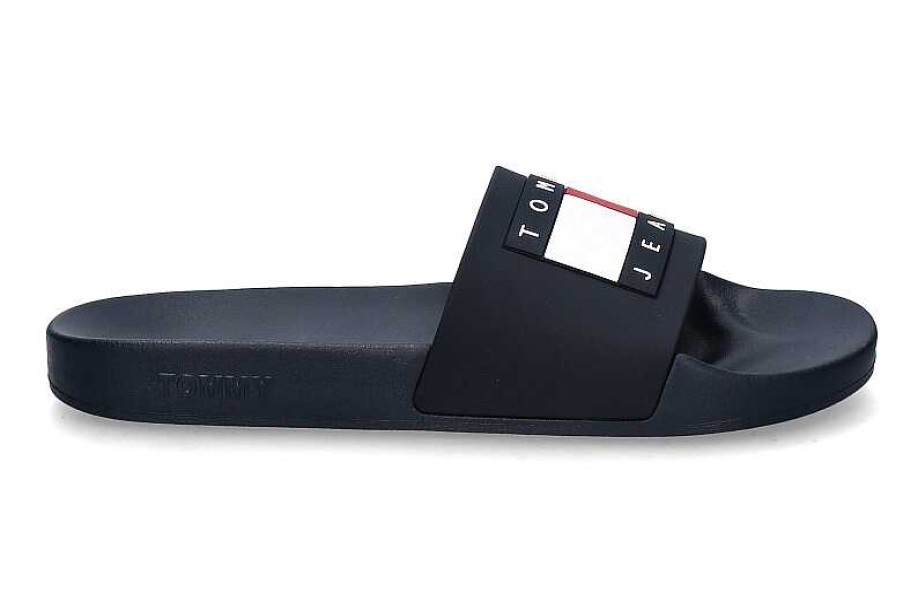 Sandals | Tommy Hilfiger Tommy Jeans By Tommy Hilfiger Herren- Pantolette Pool Slide Dark Night Navy