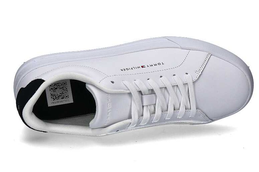 Sneakers | Tommy Hilfiger Tommy Hilfiger Men'S Sneaker Th Court Leather- Weiss