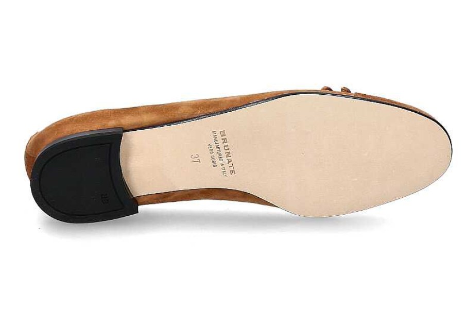 Ballet Flats | Brunate Brunate Ballerina Flex Camoscio- Cider Braun