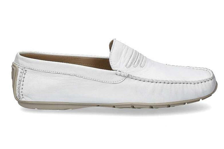 Moccasins | Aldo Brue Aldo Brue Moccasin Nappa Bianco