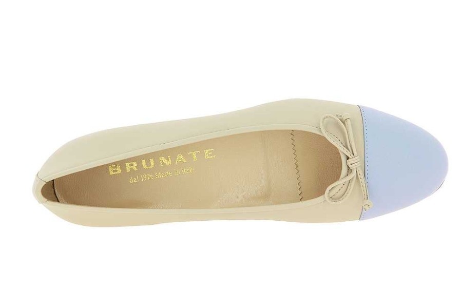 Ballet Flats | Brunate Brunate Ballerina Nappa Cielo Mappa Moon