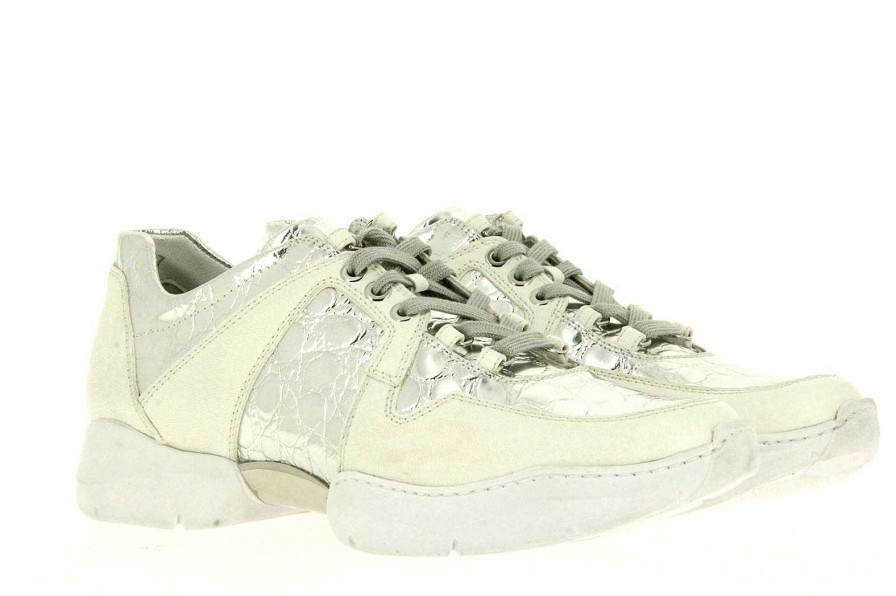 Sneakers | Stuart Weitzman Stuart Weitzman Sneaker Dreamy Silver Croco Specchio