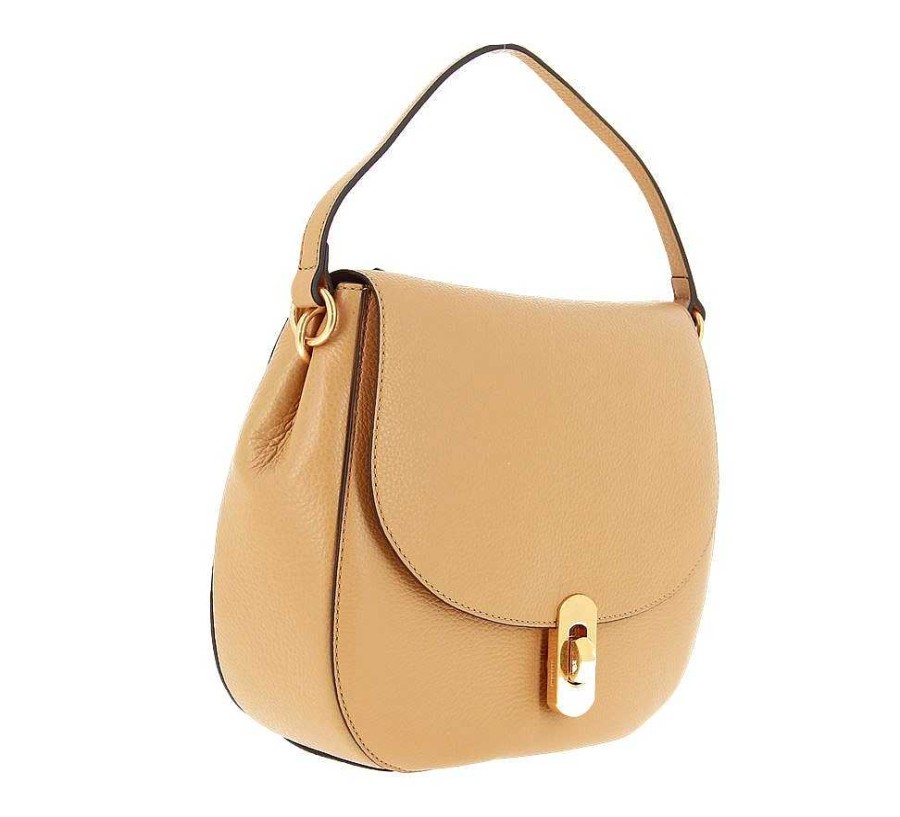 Hand Bags | Coccinelle Coccinelle Bag Borsa Pelle Vitello Camel