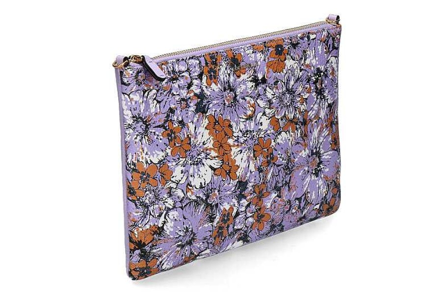 Hand Bags | Coccinelle Coccinelle Clutch Best Crossbody Medium Lavender Flower