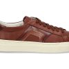 Sneakers | Santoni Santoni Men'S Sneaker Gloria Double Buckle- Braun