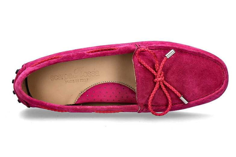 Moccasins | ScarpaRossa Scarparossa Moccasin Velour Fuxia