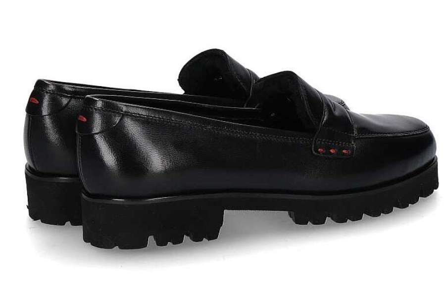 Warm Lining | Pas de rouge Pas De Rouge Slipper Lined Marta Nappa Nero