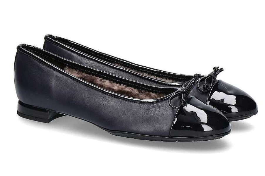 Ballet Flats | Brunate Brunate Ballerina Lined Pia Softlack Nappa Blu