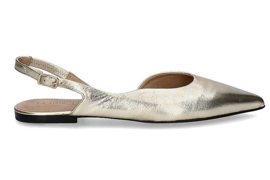 Ballet Flats | Pomme D'Or Pomme D'Or Sling Ballerina Ingrid Laminato- Platino