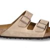 Sandals | Birkenstock Birkenstock Men'S Mules Arizona Normal Naturleder- Tabacco Brown