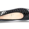 Ballet Flats | Hassia Hassia Slipper Petra Crocolack Schwarz